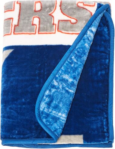 MLB Los Angeles Dodgers Royal Plush Raschel Throw, One Size, Multicolor in Saudi Arabia