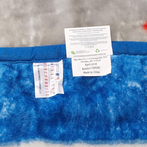 MLB Los Angeles Dodgers Royal Plush Raschel Throw, One Size, Multicolor in Saudi Arabia