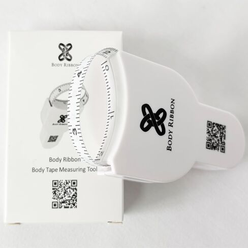 Body Ribbon 80-Inch Automatic Retractable Measuring Tape, 2-Inch Wide Dual Scale Tape for Body Measurement, Fitness Tracking & Tailoring in Saudi Arabia