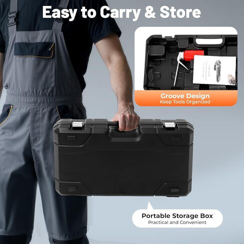 ماكينة لولبة الأنابيب الكهربائية، ماكينة لولبة الأنابيب المحمولة بقوة 2300 وات مع 6 قوالب 1/2 بوصة إلى 2 بوصة مجموعة محرك الطاقة المحمولة مع حقيبة تخزين لأنابيب غاز السباكة والقناة الكهربائية in Kuwait