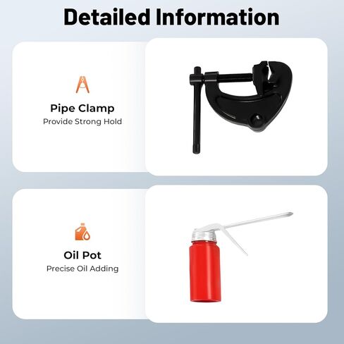 ماكينة لولبة الأنابيب الكهربائية، ماكينة لولبة الأنابيب المحمولة بقوة 2300 وات مع 6 قوالب 1/2 بوصة إلى 2 بوصة مجموعة محرك الطاقة المحمولة مع حقيبة تخزين لأنابيب غاز السباكة والقناة الكهربائية in Kuwait