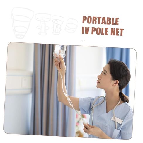 20PCS Reusable IV Drip Stand Accessories Portable Infusion Bottle Net Covers for Saline Bottles for Hospital Use and Home Care in Saudi Arabia