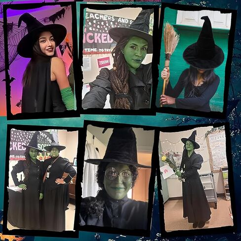 قفازات نظارات Elphaba West West Wizard Cosplay Cosplay Accessories Green Code Comple in Saudi Arabia