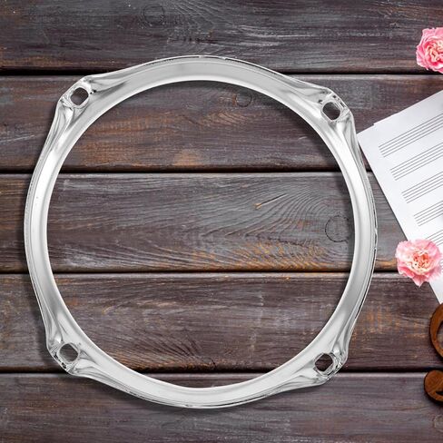 Milisten 6-Inch Silver Snare Drum Ring 4-Hole Bass Drum Hoop Sturdy Accessories for Enhanced Sound Quality and Instrument Repair in Saudi Arabia