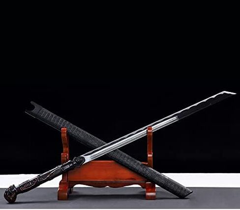 Hand Ground Full Tang Katana Personality Skull Handle High Toughness Tang Transverse Knife Sharp Sword in Saudi Arabia