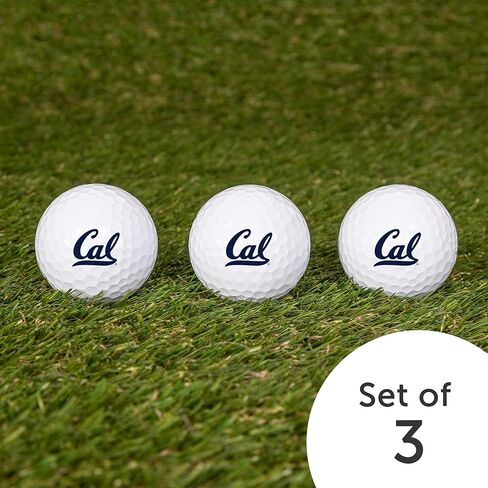 Desert Cactus University of California Berkeley Golf Balls 3 Pack – UC Berkeley Golden Bears Full Color Three – Officially Licensed Sport Team Accessory (Design A) in Saudi Arabia