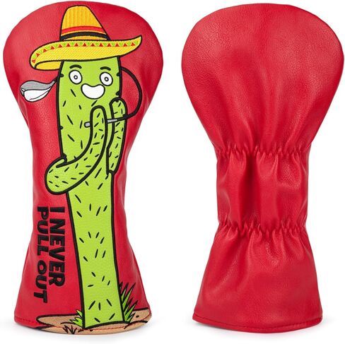 Barudan Golf Club Covers Red PU Leather Golf Headcovers 4 Models Available Driver Fairway 3 5 Wood Hybrid Head Cover fits for All Brand in Saudi Arabia