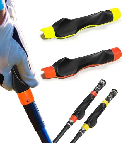 2 Pcs Golf Grip Trainer, Golf Training Aid Right Hand, Lightweight Golf Swing Trainer, Grip Trainer Golf Club to Help Train Correct Hand Position in Saudi Arabia