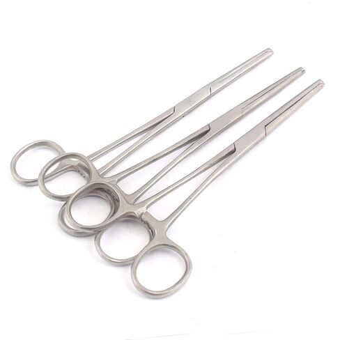 OdontoMed2011 Lot of 3 Pieces Kocher Hemostat Locking Forceps 7" 1x2 Straight Stainless Steel ODM in Saudi Arabia