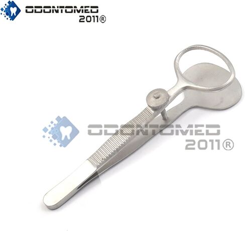 OdontoMed2011 3 Pieces Desmarres Chalazion Forceps 3.5"S,M,L Ophthalmic Instruments ODM in Saudi Arabia