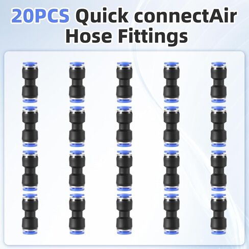1/4 OD Pneumatic quick Connector Push to Connect fittings Straight Union/Coupler in Saudi Arabia