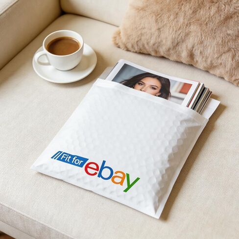 GRAND ORANGE 100Pcs 6" x 9" Bubble Mailer Padded Envelopes White, Shipping Bags, Self-Seal Waterproof Small Bubble Mailers for Shipping and Packaging Envelopes in Saudi Arabia