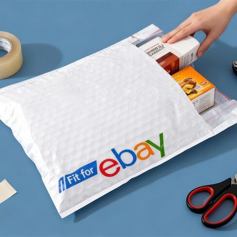 GRAND ORANGE 100Pcs 6" x 9" Bubble Mailer Padded Envelopes White, Shipping Bags, Self-Seal Waterproof Small Bubble Mailers for Shipping and Packaging Envelopes in Saudi Arabia