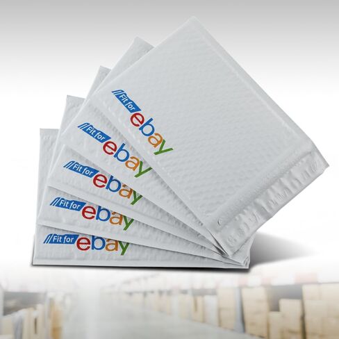 GRAND ORANGE 100Pcs 6" x 9" Bubble Mailer Padded Envelopes White, Shipping Bags, Self-Seal Waterproof Small Bubble Mailers for Shipping and Packaging Envelopes in Saudi Arabia
