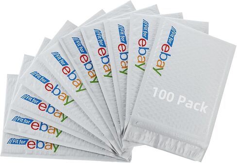 PIT66 6.25" x 9.25" Padded Bubble Mailer Envelopes Bags Self-Seal Mailers Bags 100 Pack White in Saudi Arabia
