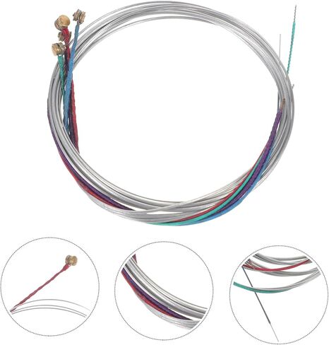 2sets Replacement Strings Metal Musical Strings for Enhanced Brightness and Volume for Musicians and Practice Sessions in Saudi Arabia