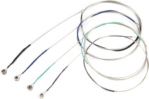 Viola Strings 4 Types of Strings Silver Winding Plated Ball End Produces a Warm Tone For Viola A-1st D-2nd G-3rd C-4th Ideal For Beginners and Players to in Saudi Arabia