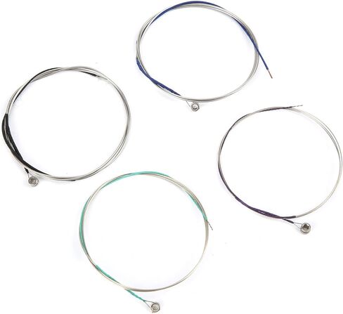 Viola Strings 4 Types of Strings Silver Winding Plated Ball End Produces a Warm Tone For Viola A-1st D-2nd G-3rd C-4th Ideal For Beginners and Players to in Saudi Arabia