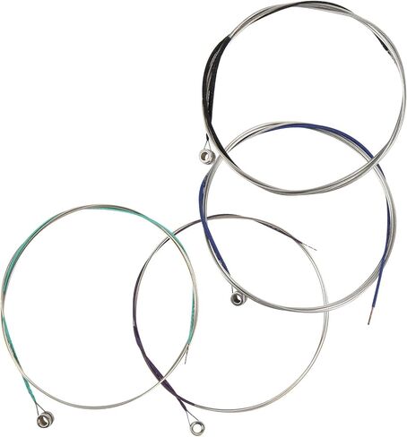 Viola Strings 4 Types of Strings Silver Winding Plated Ball End Produces a Warm Tone For Viola A-1st D-2nd G-3rd C-4th Ideal For Beginners and Players to in Saudi Arabia