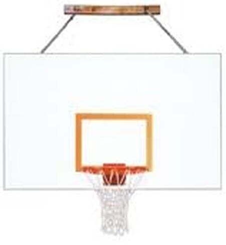 First Team FoldaMount82 Magnum Steel Side Folding Wall Mounted Basketball System44; Saddle Brown in Saudi Arabia