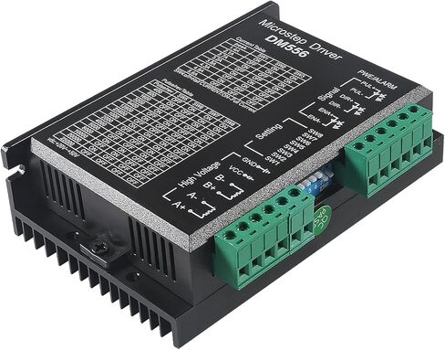 2PACK CNC Digital Stepper Driver DM556 Stepper Motor Controller 2-Phase Stepper Motor Driver 20-50V DC Max 5.6A 128 Subdivision for Nema 23, 24 and Nema 34 Stepper Motor in Saudi Arabia