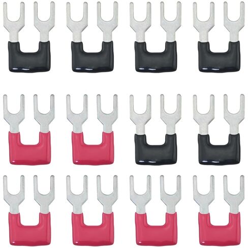 12PCS Jumper Terminal Block TB 1502 Short Circuit Side Plug in Connectors Black x6 Red x6 0.35 inch Pitch for Domestic Appliances Factory Workshops Distribution Panels in Saudi Arabia