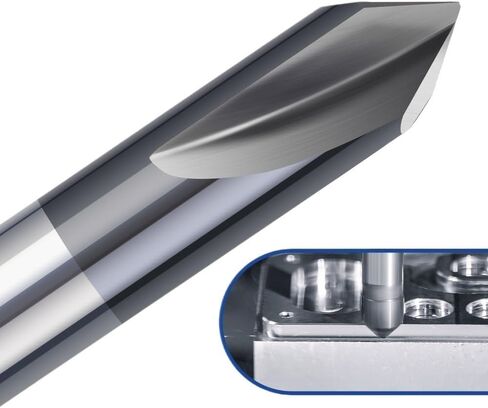 10 قطعة مطحنة نهاية الشطب 90 درجة 6 مللي متر عرقوب الخامس الأخدود راوتر بت 2 الناي الشطب القاطع الشطب راوتر بت كربيد نهاية مطحنة CNC قاطعة المطحنة in Kuwait