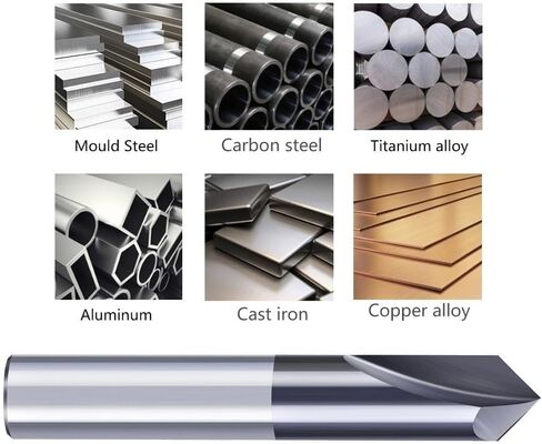 10 قطعة مطحنة نهاية الشطب 90 درجة 6 مللي متر عرقوب الخامس الأخدود راوتر بت 2 الناي الشطب القاطع الشطب راوتر بت كربيد نهاية مطحنة CNC قاطعة المطحنة in Kuwait