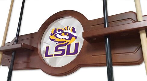 Louisiana State Cue Rack in English Tudor Finish by Holland Bar Stool in Saudi Arabia