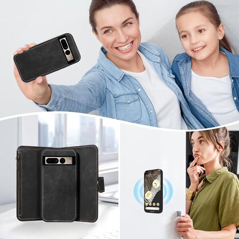حالة هاتف ASUWISH لـ Google Pixel 7 Pro 5G SHIPPER WALLET غطاء مغناطيسي قابل للفصل مع حامي الشاشة الزجاجية المتقلب Crossbody Lanyard Holder Pixel7pro Pixel7 XL Seven 7pro 6.7 Girls Blue in Saudi Arabia