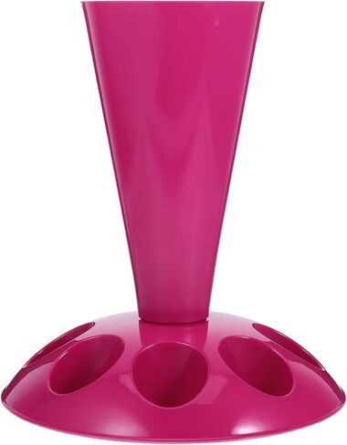 SOLUSTRE Pastry Bag Holder Stand with 8 Nozzle Slots Detachable Design Cake Decorating Organizer for Piping Bags Baking Accessories Compact 8.85X7.67X7.67 Inches in Saudi Arabia