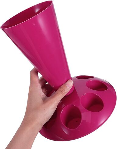 SOLUSTRE Pastry Bag Holder Stand with 8 Nozzle Slots Detachable Design Cake Decorating Organizer for Piping Bags Baking Accessories Compact 8.85X7.67X7.67 Inches in Saudi Arabia