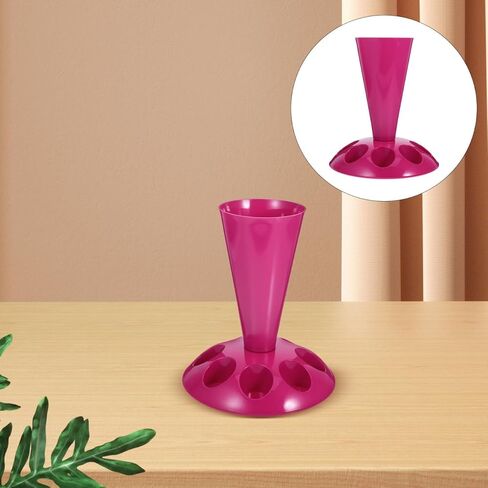 SOLUSTRE Pastry Bag Holder Stand with 8 Nozzle Slots Detachable Design Cake Decorating Organizer for Piping Bags Baking Accessories Compact 8.85X7.67X7.67 Inches in Saudi Arabia