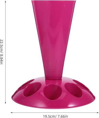 SOLUSTRE Pastry Bag Holder Stand with 8 Nozzle Slots Detachable Design Cake Decorating Organizer for Piping Bags Baking Accessories Compact 8.85X7.67X7.67 Inches in Saudi Arabia