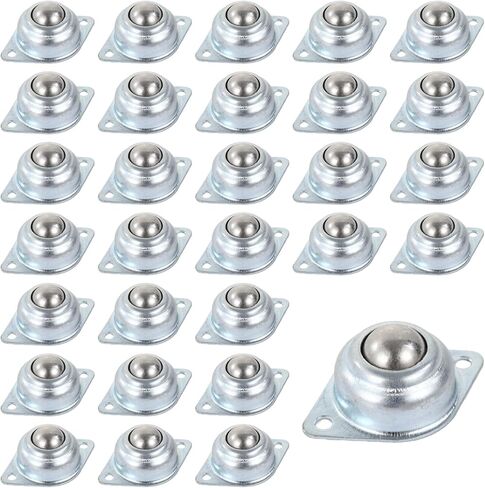 وحدات نقل الكرة 5/8 بوصة 30 قطعة، فولاذ كربوني مجلفن، 360 درجة، حمولة 33 رطل، وحدات عجلات ناقلة ذاتية الصنع in Kuwait