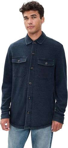 Faherty Men's Inlet Knit Shirt Jacket in Saudi Arabia