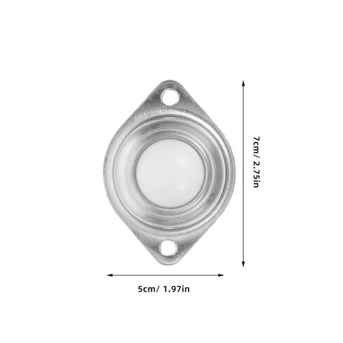 عجلات نقل كروية من النايلون مقاس 1 بوصة من Ciieeo مع محامل كروية بزاوية 360 درجة للأجهزة العامة لأنظمة مناولة المواد والأثاث وبكرات الأجهزة in Kuwait