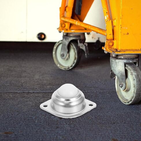 عجلات نقل كروية من النايلون مقاس 1 بوصة من Ciieeo مع محامل كروية بزاوية 360 درجة للأجهزة العامة لأنظمة مناولة المواد والأثاث وبكرات الأجهزة in Kuwait