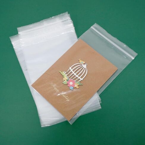 iMailer - 1000 Count - 4" x 6" Small Plastic Bags - 2 Mil Clear Reclosable Bags in Saudi Arabia