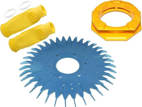 4 قطع بديلة لتنظيف حوض السباحة من ماخون تتضمن W70329 منظف حوض السباحة ذو الزعانف W69698 حاجز منظف حوض السباحة W70327 وسادة القدم المتوافقة مع Zodiac Baracuda G2، G3، G4 استبدال W69721 W72855 in Kuwait