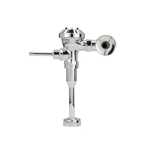 Zurn Z6003-WS1-YB-YC Aquaflush Exposed Manual Diaphragm Flush Valve for 3/4" Urinal with 1.0 GPF Sweat Solder Kit, Cast Wall Flange, Chrome in Saudi Arabia
