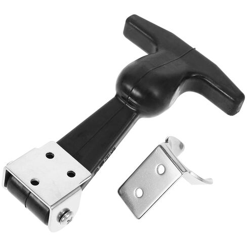 Luxshiny T-Handle Draw Latch Rubber Elastic Hood Catch with 304 Stainless Steel Locking Mechanism, Vibration Dampening Seal for Tool Boxes, Freezers, and Industrial Equipment in Saudi Arabia