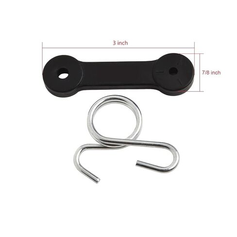 4-Pack 3-Inch Bagger Latch Strap and Hook Set for Riding Lawn Mower, Heavy Duty Rubber Bungee with Spring Wire Hooks, Compatible with for Husqvarna Models in Saudi Arabia