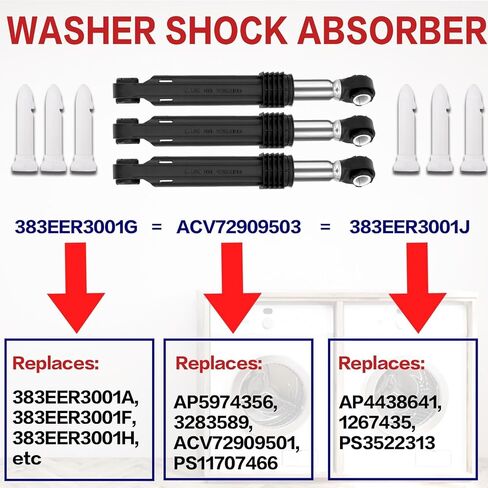 WM2233HW WM3477HS غسالة ممتص الصدمات مناسب لـ LG WM2233HD WM1812CW WM2010CW WM2016CW WM3431HS WM3431HW WM2487HRM WM3670HVA WM3670HWA WM3700HWA WM4200HBA WM2487HWM WM4000HBA WM9000HVA WM2688HWMA in Kuwait