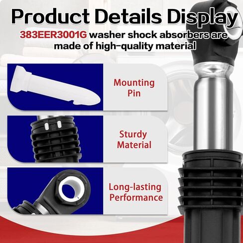 WM2233HW WM3477HS غسالة ممتص الصدمات مناسب لـ LG WM2233HD WM1812CW WM2010CW WM2016CW WM3431HS WM3431HW WM2487HRM WM3670HVA WM3670HWA WM3700HWA WM4200HBA WM2487HWM WM4000HBA WM9000HVA WM2688HWMA in Kuwait