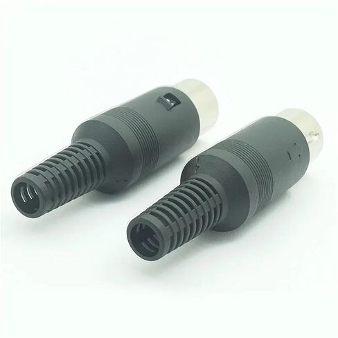 5Pcs 13Pins DIN Connector Male Plugs Audio AV 13P Jack Socket with Spring Handle Wire Connectors in Saudi Arabia