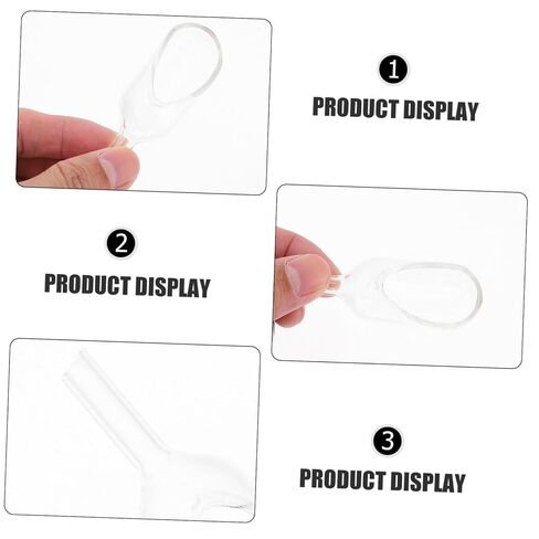 Zerodeko Laboratory Weighing Scoop Set Professional Glass Weighing Spoon Wide Mouth Design for Experimentation and Measurement in Saudi Arabia