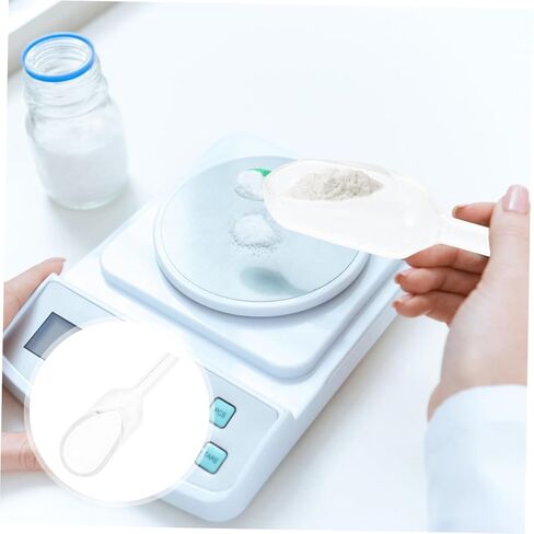 Zerodeko Laboratory Weighing Scoop Set Professional Glass Weighing Spoon Wide Mouth Design for Experimentation and Measurement in Saudi Arabia