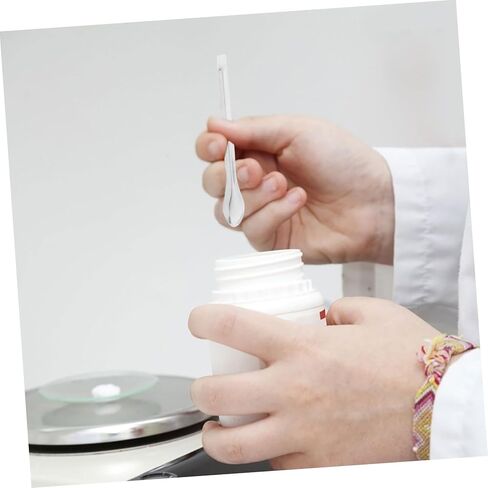 12 قطعة من ملاعق أخذ العينات من الفولاذ المقاوم للصدأ من Holibanna، ملاعق مختبرية للخلط والقياس للتطبيقات العلمية، ملاعق قابلة لإعادة الاستخدام للمحترفين in Kuwait