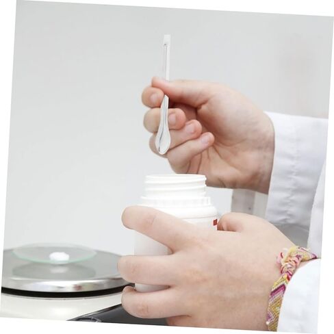 LIFKOME 12Pcs Stainless Steel Lab Scoop Reagent Sampling for Mixing Measuring for Laboratory Use Handling in Saudi Arabia